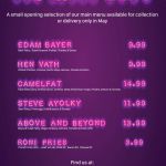 IBEEFA menu