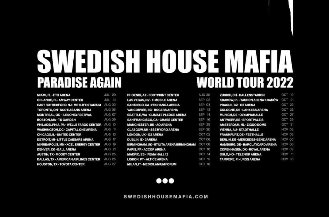 Swedish House Mafia tour 2021