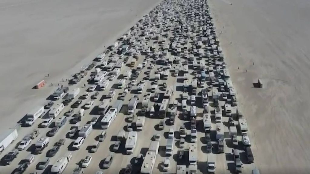 burning man exodus