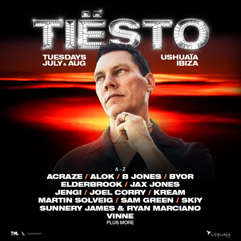 Tiesto Concerts 2025 Lexus