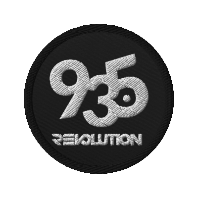 Embroidered patches Revolution 93.5FM