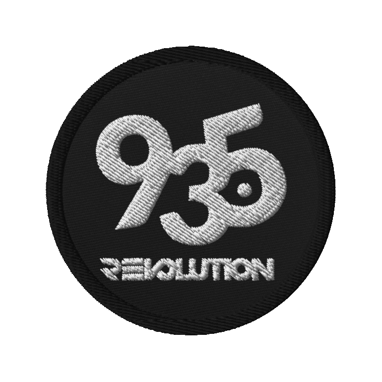 Embroidered patches Revolution 93.5FM