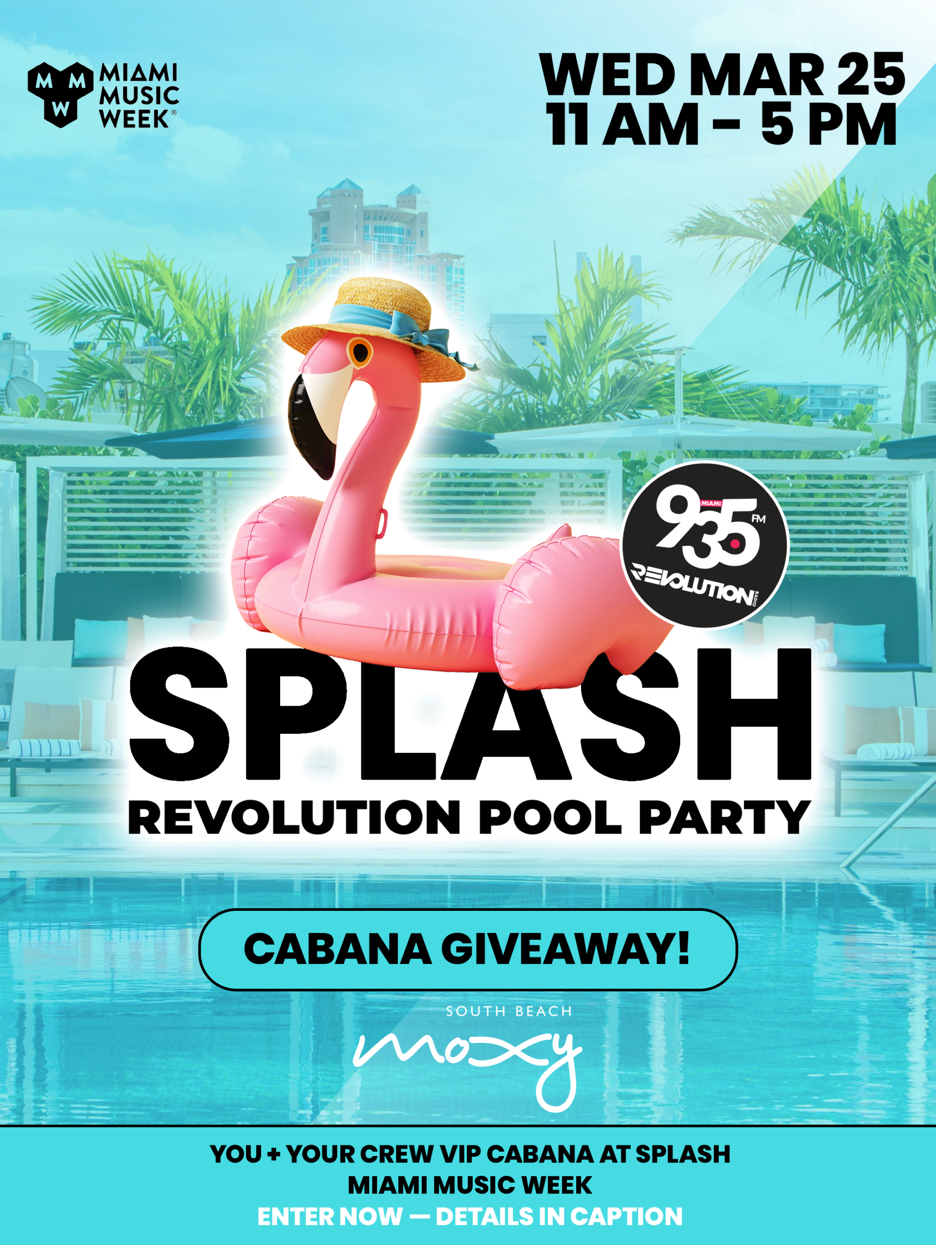 Revolution Pool Party - Cabana Giveaway