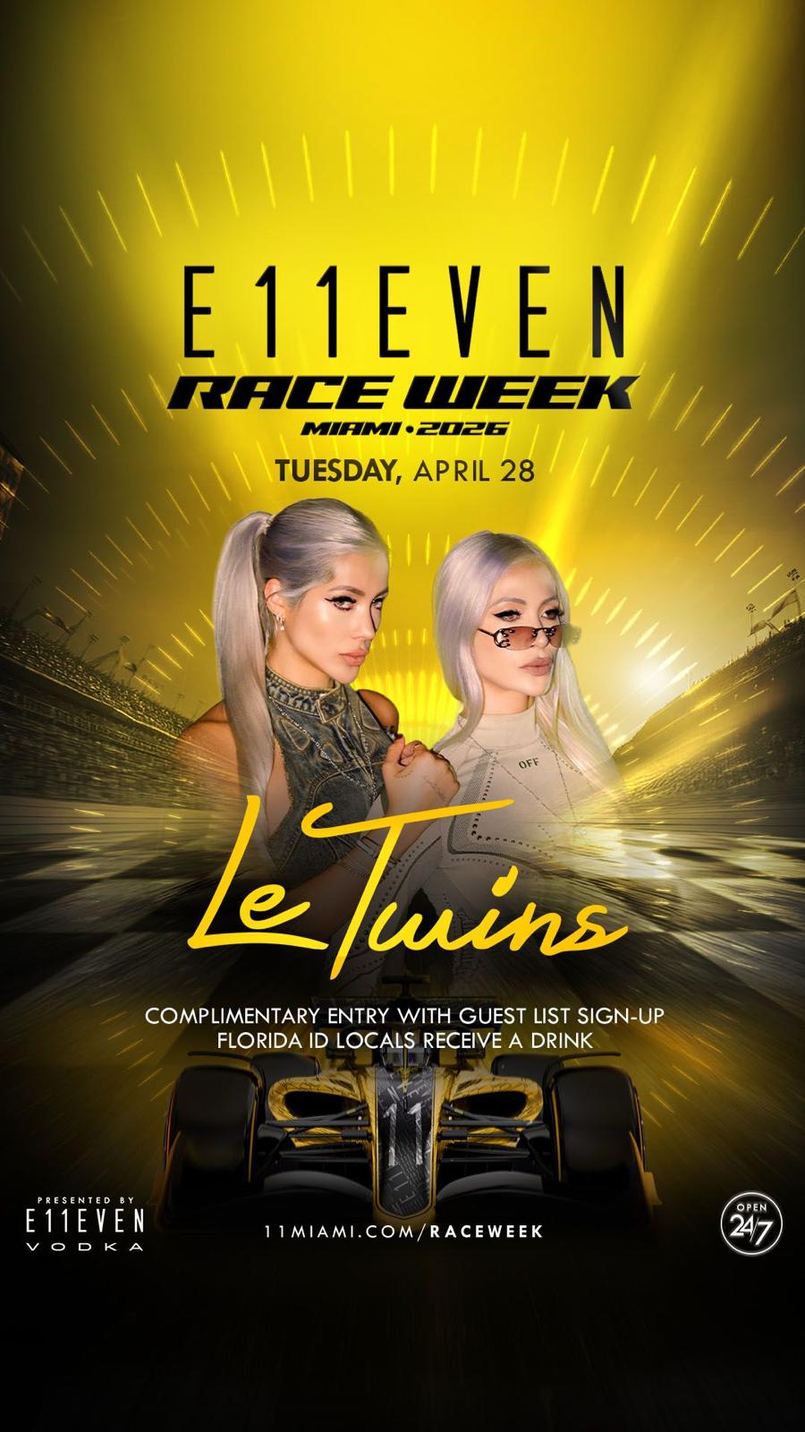 Race Week at E11EVEN — Featuring Le Twins
