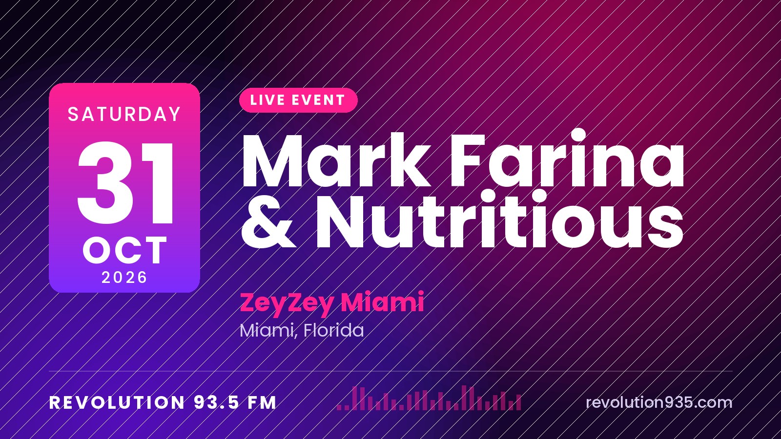 Mark Farina & Nutritious at ZeyZey Miami