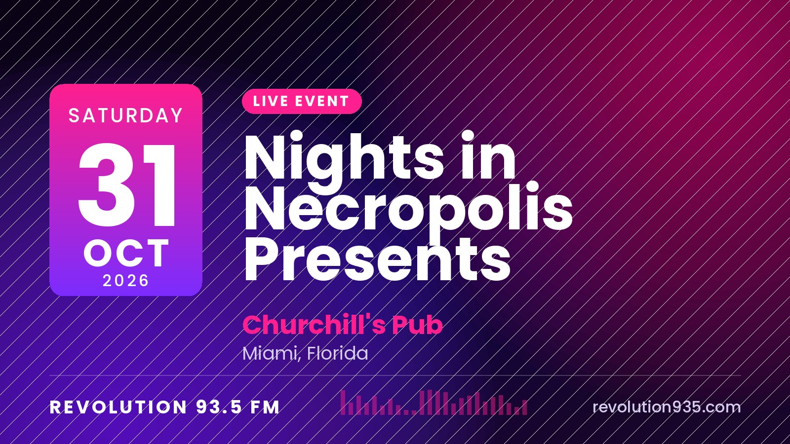 Nights in Necropolis Presents at Churchill's Pub